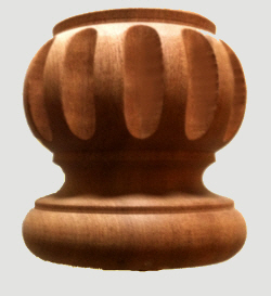 Fluted Bun Finial